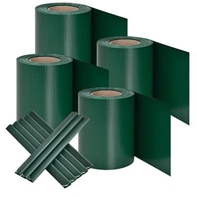 Afbeelding van PVC Privacystrips 4 stuks Groen