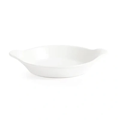 Afbeelding van Olympia Whiteware ronde gratineerschalen met handvatten 17x14cm (6 stuks)