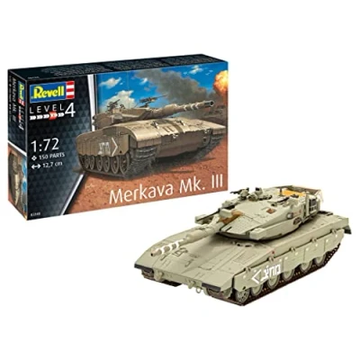 Afbeelding van 1:72 Revell 03340 Merkava Mk.III Tank Plastic Modelbouwpakket