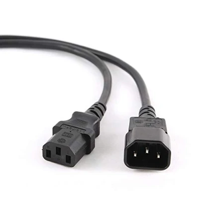 Afbeelding van C13 C14 stroomkabel voor UPS/PDU 3x 1,00mm / zwart 5 meter