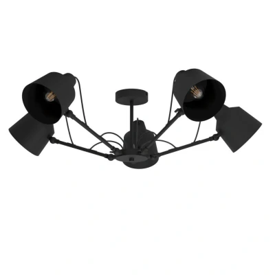 Afbeelding van EGLOÂ BasurtuÂ PlafondlampÂ Â E27Â Ã ̃Â 105Â cmÂ Zwart