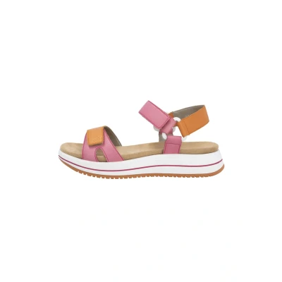 Afbeelding van Remonte Sandalen met plateauzool, Dames, Maat: 43, Pink dj Leer