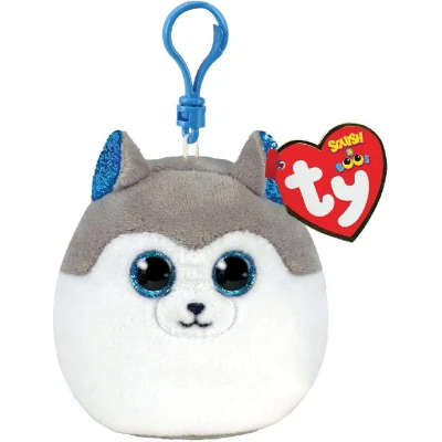 Afbeelding van TY Squish a Boo Clips Knuffel Hond Slush 8 cm