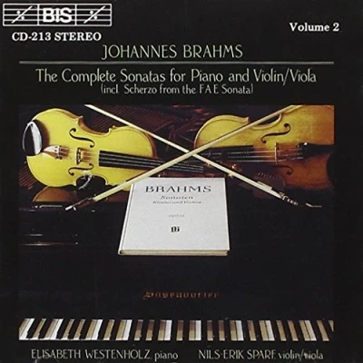 Afbeelding van Elisabeth Westenholz &amp; Nils Erik Sparf Brahms: Complete Sonatas For Piano And Violin/Viola Vol. 2 (CD)