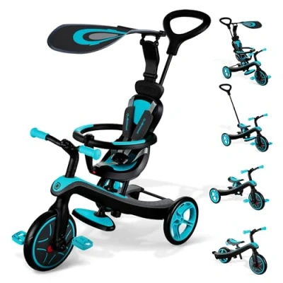 Afbeelding van Loopfiets Globber Trike Explorer 4 in 1 Teal