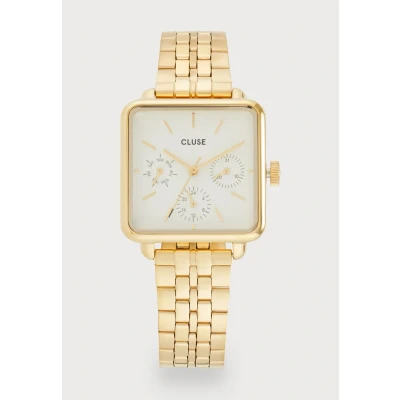 Afbeelding van Cluse LA TÉTRAGONE Watch Horloge goldcoloured, Dames, Maat: One Size, Gold coloured