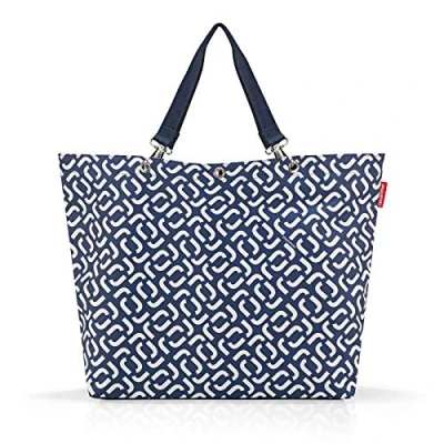 Afbeelding van Reisenthel Shopper XL Verschillende kleuren Gielen Lederwaren Signature Navy