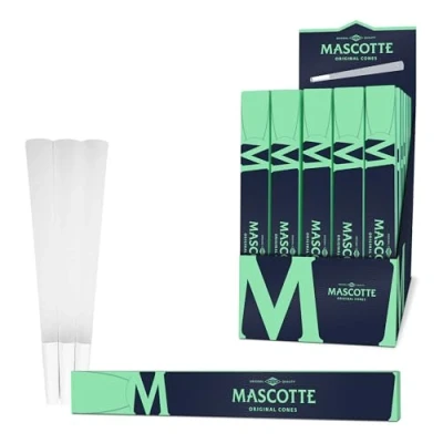Afbeelding van Mascotte® Original cones met Tip 3 x 40 doosjes Voorgedraaide Hulzen Tips 120 voorgerolde filtertips