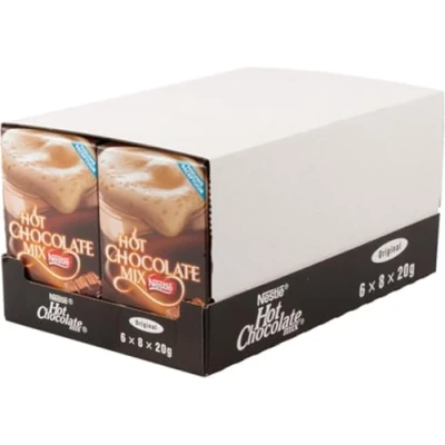 Afbeelding van Nestlé Hot Chocolate Mix 6 doosjes à 8 sticks
