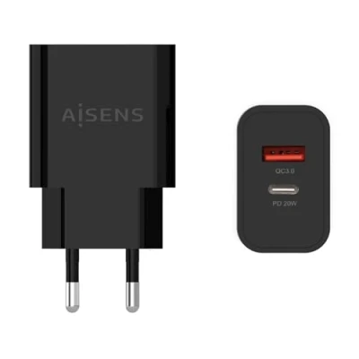 Afbeelding van Oplader Aisens A110 0682 Zwart 20 W