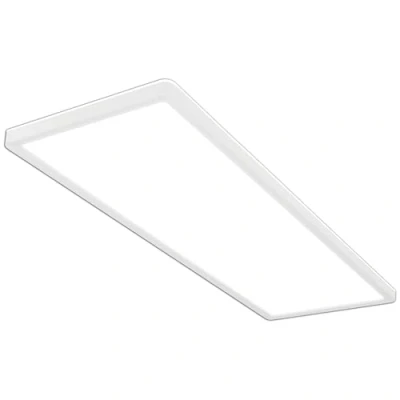 Afbeelding van Briloner Plafondlamp LED, LED paneel ultraplat, tegenlichteffect, neutraal wit licht, 3.000 lumen, wit, 580x200x30mm (LxBxH)