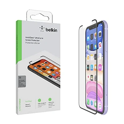 Afbeelding van Belkin Screenforce Invisiglass Ultra Curve screenprotector iPhone 11 en XR