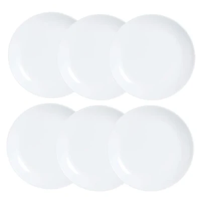 Afbeelding van Bordenset Luminarc Diwali 6 pcs Wit Glas 19 cm