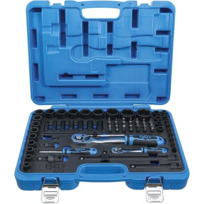 Afbeelding van BGS Kracht dopsleutelset zeskant 1/4&quot; en 1/2&quot; 69 delig