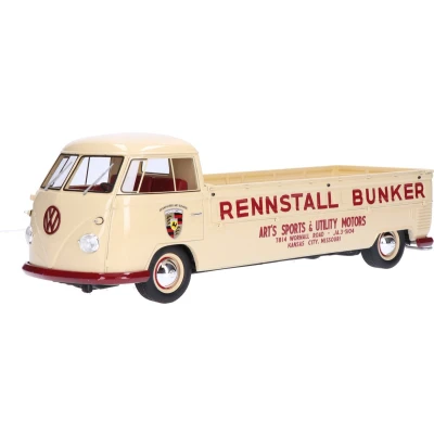Afbeelding van Volkswagen T1 Racetransporter Langpritsche Premium Classixxs Modelauto 1:18 Bunker 30010
