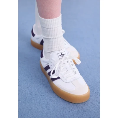 Afbeelding van adidas Originals Sambae Sneakers laag, Dames, Maat: 35.5, White/off white/aurora plum Leer
