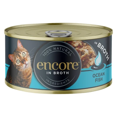 Afbeelding van 16x 70g Encore Blik zeevis Kattenvoer Nat