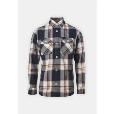 Afbeelding van Jack &amp; Jones Jjedarren Overshirt Overhemd, Heren, Maat: XS, Navy blazer