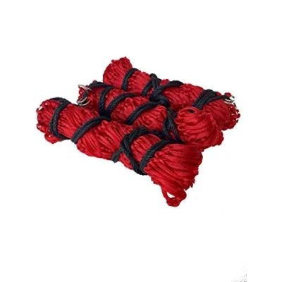 Afbeelding van Turners Groot 42&quot; Geringd Haynet Hooinet Kleine Mesh Gaten Sterk (rood)