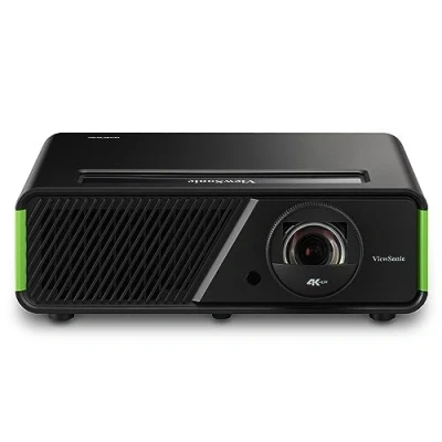 Afbeelding van Viewsonic X2 4K korte afstand LED gaming beamer (4K UHD, 2900 lumen, HDR, 3D compatibel, TR0.69 0.83, 1.2x zoom, 2x HDMI, USB C, 1x A reader, 6 watt Harman Kardon luidspreker, ontworpen voor