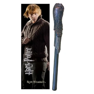 Afbeelding van Ron Weasley Toverstok &amp; Boekenlegger 23Cm