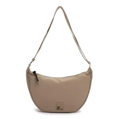 Afbeelding van SURI FREY schoudertas SFY Shiny Pouch Bag Sand Taupe