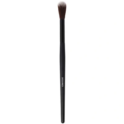 Afbeelding van DESSINES Contour TU776 Make upkwast, veganistisch, professionele kwast van natuurlijk houten handvat, concealer, highlighter en blender, kabuki (zwart/onyx)
