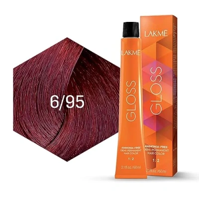 Afbeelding van Lakmé Gloss Color Rinse 60 ml 6/95 Rood Mahonie Donkerblond