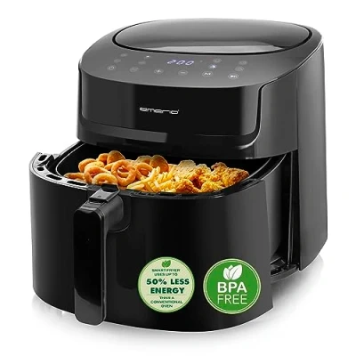 Afbeelding van Emerio Enorme digitale heteluchtfriteuse, TOP AirFryer, frituren zonder extra olie, 7,2 liter volume, 8 automatische programma&#039;s, Cool Touch, BPA vrij, snelle opwarming, 1800 watt, AF 129622.1