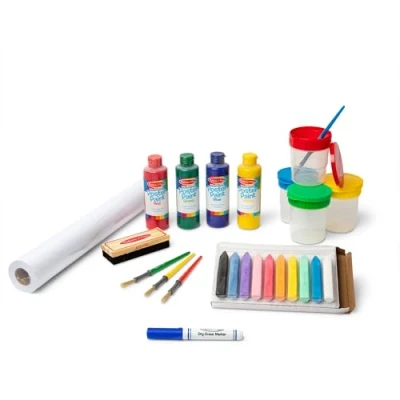 Afbeelding van Melissa &amp; Doug Ezel Accessoireset Kunst Ambachten Kunstbenodigdheden 3+ Cadeau voor Jongen of Meisje