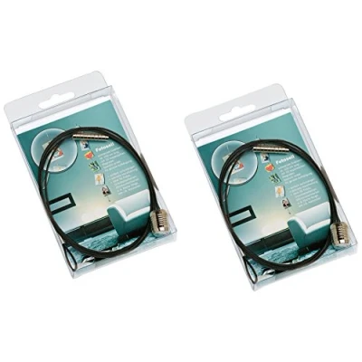 Afbeelding van Walther Design fototouw zwart 1,5 m van metaal Double Pack, MD150BD