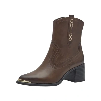 Afbeelding van Marco Tozzi by Guido Maria Kretschmer 2 85305 43 Dameslaarsjes, Chestnut, 37 EU, bruin (chestnut), EU