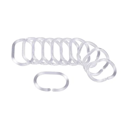 Afbeelding van douceur d&#039;Intérieur Ringen voor douchegordijn, 12 delig, afmetingen: 4 x 0,4 6 cm wit