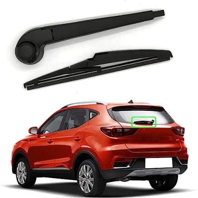Afbeelding van Auto Achterruit Wisserbladen Set,Voor MG ZS,ABS Hoge Kwaliteit Ruitenwisser arm Wisserblad Vervanging Schoonmaken Venster Duurzaam,Rear Wiper+rear swing