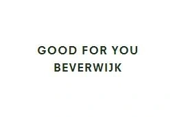 Good for You Logo