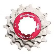 Afbeelding van SunRace Sluitring met kransjes 11V 11/13/15T zilver