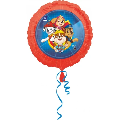 Afbeelding van PAW Patrol Ballon Folie Rood/Blauw 43cm 1 stuks