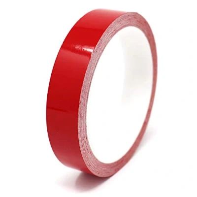 Afbeelding van 10 Meter sierstrips Auto Motorfiets Boot Model exterieur maken kleur selectie Finest Folia Decoratieve Strips Side Zelfklevende Waterdichte (15mm breedte, Rood glans)