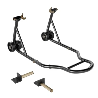 Afbeelding van SPECSTAR Motorstandaard, 450 lbs capaciteit achterwiellift met U+L verstelbare achterbrug spoel, zware paddock standaard
