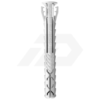Afbeelding van fischer SX Plus 10 x 80 expansieplug, doos met 25 nylon pluggen, pluggen voor optimale houvast bevestigingen in beton, massieve baksteen, gasbeton, verticaal geperforeerde baksteen en nog veel meer.
