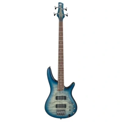 Afbeelding van Ibanez SR400EQM Soundgear Stained Cosmic Blue Starburst elektrische basgitaar