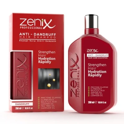 Afbeelding van Zenix Anti roos schilfers Haarshampoo tegen dood huid 250 ml seborrhoisch eczeem psoriasis hoofschimmel