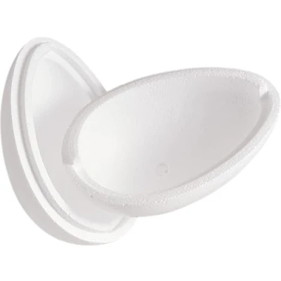 Afbeelding van VBS piepschuim ei 16x11cm wit deelbaar paasei decoratief om te knutselen eieren
