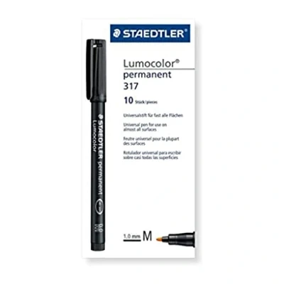 Afbeelding van Permanente markeerstift Staedtler Lumocolor 317 M Oranje (10 Stuks)