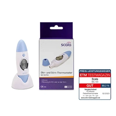 Afbeelding van scala SC 53 infrarood hoofd , slaap en oorthermometer.