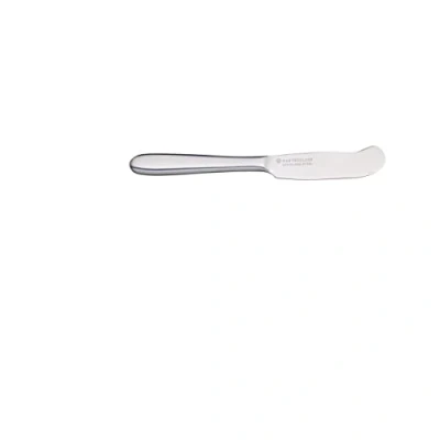 Afbeelding van KitchenCraft MasterClass Botermes, Gepolijste afwerking, Vaatwasmachinebestendig, Roestvrij Staal, Zilverkleurig, 16 x 2 0,5 Centimeter, MCBUTTERK