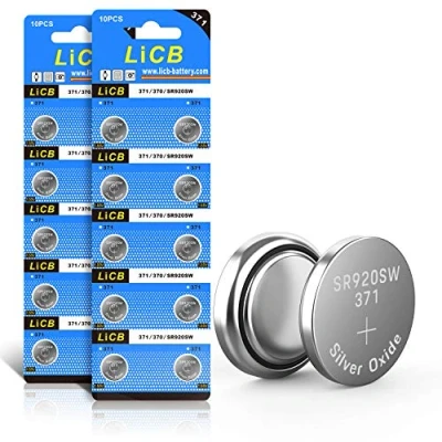 Afbeelding van LiCB 20 stuks SR920SW batterijen, horloge 371 V371 AG6 batterijen LR920 SR 920SW 1,5V knoopcellen