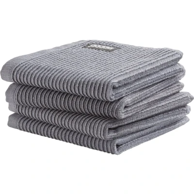 Afbeelding van Vaatdoek DDDDD Basic Clean Neutral Grey (4 delig)