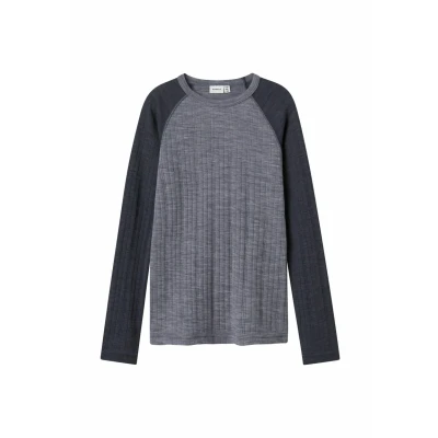 Afbeelding van Name it Longsleeve voor kinderen, Maat: 134/140, Folkstone gray