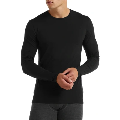 Afbeelding van Ondershirt Icebreaker Mens Anatomica LS Crewe Black Monsoon XXL